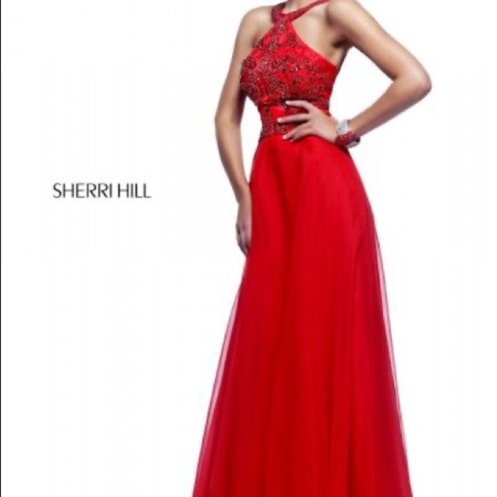 Sherri Hill prom dress style #21338. Worn once. Perfect condition.